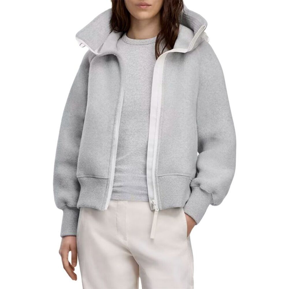 Canada Goose Womens  Chiliwack Wool-Blend Bomber Jacket